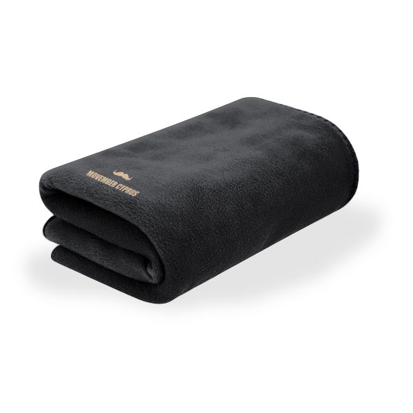 BLANKET "MOVEMBER CYPRUS" - BLACK